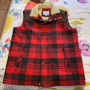 Lucky Brand Plaid Vest